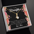 thumbnail image 3 of To My Daughter Mom Daughter Always Alluring Ribbon Necklace Message Card, 3 of 20