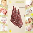 thumbnail image 2 of Spring Cherry Tree Baby Muslin Washcloths Soft Absorbent Face Towel, Japanese Flowers Red Burp Cloths Cotton Bath Wipes 5 PCS Infant Wash Cloth for Newborn Boys Girls 12x12 inches, 2 of 6