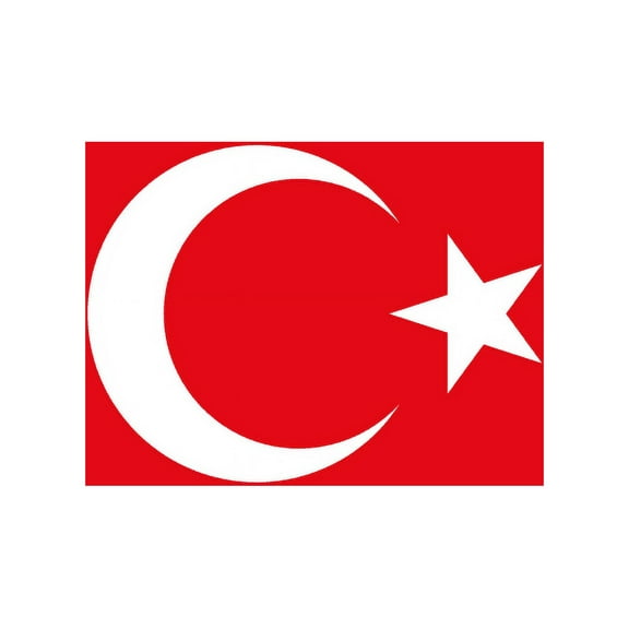 Y H M National Flag Turkey Flag 4 x 6 feet Bunting For Marine Industrial Use