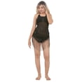 thumbnail image 4 of HAPPY BAY Women's Beach Wraps Bikini Wrap Sarong Cover up Skirt Bathing suit Swimsuit Cover Ups for Swimwear Women One Size Aquarium, Black, 4 of 4