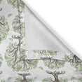 thumbnail image 6 of Ambesonne Tree Grommet Curtain, Swirled Lines Botanical, 50" x 63", Black Green White, 6 of 6