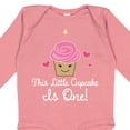 thumbnail image 4 of Inktastic 1st Birthday Cupcake Girls Cute Girls Long Sleeve Baby Bodysuit, 4 of 5