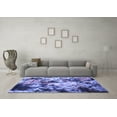 thumbnail image 3 of Ahgly Company Indoor Rectangle Abstract Blue Contemporary Area Rugs, 7' x 9', 3 of 4