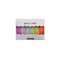 thumbnail image 1 of Viflosae Paper Tape 6 Non-repetitive Basic Solid Color Japanese Paper Tape Notebook Note Decoration Japanese Paper Sticker Set, 1 of 2