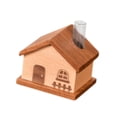thumbnail image 4 of Jarrón de flores hidropónico con forma de mini casa, decoración de escritorio para dormitorio Marrón claro, 4 of 9