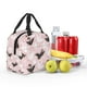 thumbnail image 5 of Easygdp Swan And Flowers2 Bolsa Térmica Premium - Tela Oxford Impermeable, Gran Capacidad, Bolsillo Frontal, Unisex para Trabajo, Escuela, Actividades al Aire Libre y Picnics, 5 of 8
