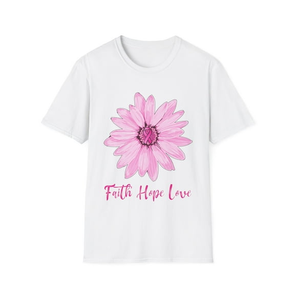 Disease Awareness Survivors Support Gift | Cancer Inspiration Motivational Quote Men Women Unisex Softstyle T-Shirt