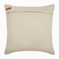 thumbnail image 3 of The HomeCentric Pillow Covers Ecru Pillow Cover Pack of 2 22x22 inch (55x55 cm) Linen Pillow Cover Square Zardozi Sequins Ethnic Sparkly Glitter Pillow Cover Beige Pillow Cover Easter - Silver Charmer, 3 of 3