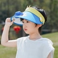 thumbnail image 2 of shoper Kids Sun Hat with Built-in Fan for Outdoor Summer Adventures Wide Brim Unisex Child Beach Cap, 2 of 4