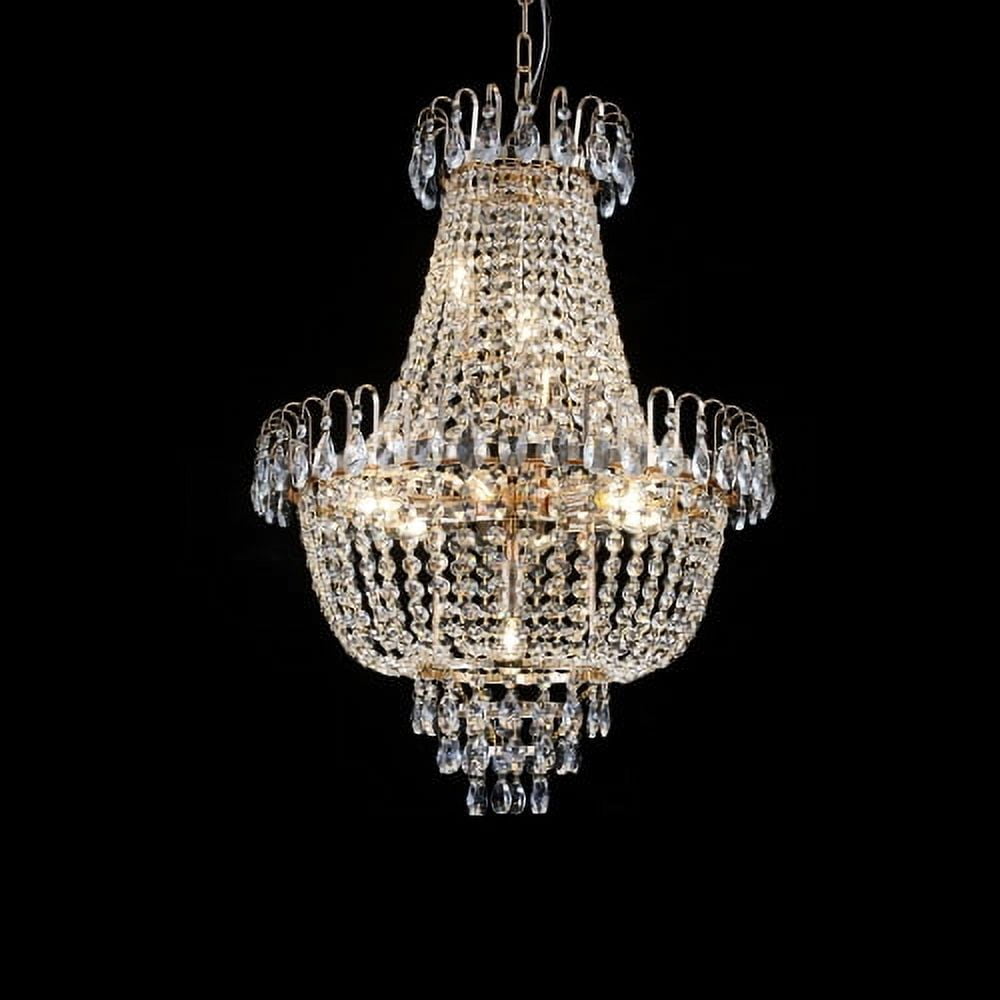 ACE-LIGHTS,21.65" Gold Crystal Chandeliers,Large Contemporary Luxury Ceiling Lighting for Living Room,Bedroom,Dining Room,Kitchen Island,Hallway(Golden)