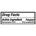 thumbnail image 6 of Equate Maximum Strength Orasol Oral Anesthetic Gel with 20% Benzocaine for Instant Pain Relief, 0.33 oz, Compare to Maximum Strength Anbesol® Gel Active Ingredient, 6 of 9