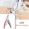 thumbnail image 3 of paramount LED Nail Clippers Nails Trimmer Grooming Feet Scissor Durable with Magnification Mirror Pets Care Kit Cuticle Remover, 3 of 6