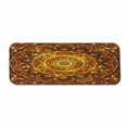 thumbnail image 1 of Celtic Computer Mouse Pad, Circular Round Celtic Motif with Spiral Turning Lines in Contrast Colors Victorian, Rectangle Non-Slip Rubber Mousepad Large, 31" x 12", Red Yellow, by Ambesonne, 1 of 2