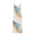 thumbnail image 5 of Erwazi Women's Summer Print Maxi Dresses Sleeveless Spaghetti Strap V Neck Casual Dress, 5 of 5