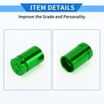 thumbnail image 6 of Unique Bargains 4 Pcs Tire Valve Stem Caps 11x17MM Car Wheel Valve Cap Universal for Car Bike Aluminum Alloy Green, 6 of 7