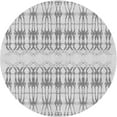 thumbnail image 1 of Ahgly Company Machine Washable Indoor Round Transitional Platinum Gray Area Rugs, 5' Round, 1 of 7