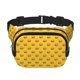 thumbnail image 1 of Fotbe Burger 1 Cangurera Cuadrada con Estampado de Doble Capa, Bolsa de Cintura Ajustable Mini para Hombres y Mujeres, 1 of 9
