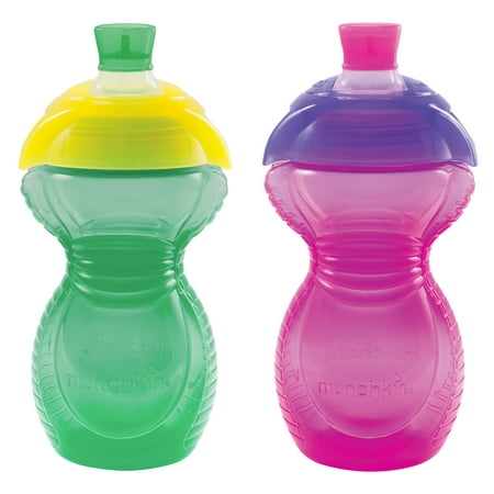 Munchkin Click Lock 9oz Bite-Proof Sippy Cup, BPA-Free, 2-Pack