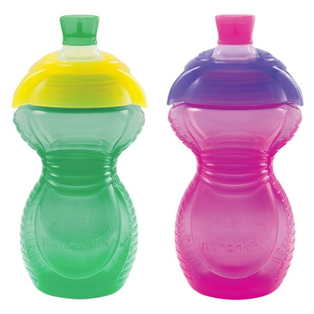 Munchkin Bundle - Munchkin Click Lock 9oz Bite-Proof Sippy Cup, BPA-Free, 2-Pack
