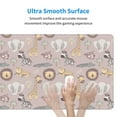 thumbnail image 5 of Pofeuu Safari Animals Print Desk Mat for Keyboard and Mouse，Computer Desk Matt for Desktop，Large Mouse Pad for Desk，Desk Pads on Top of Desks 12x31.5in, 5 of 8