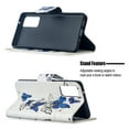 thumbnail image 2 of Dteck Case for Samsung Galaxy S20 FE (6.5 inches),Magnetic Patterned Leather Rubber Wallet Card Holder Flip Cover Protective Shockproof Kickstand S20 FE 5G Phone Case,03-Blue Butterfly, 2 of 6