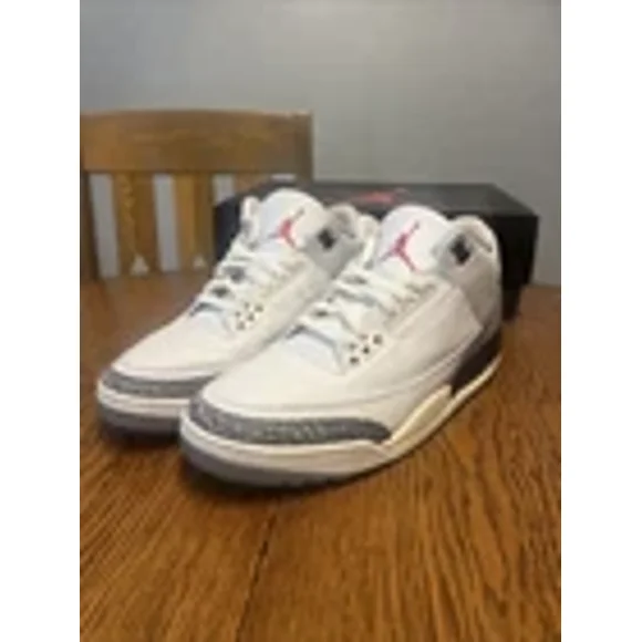 Air Jordan 3 OG Nike Air Size 12 White Cement