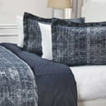 thumbnail image 4 of Rizzy Home Cotton 114"x98" Indigo Geometric Bedding, 4 of 7