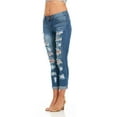 thumbnail image 2 of COVER GIRL by COVER GIRL Women's Ripped Distressed Plus Size Skinny Denim Jeans, 1, 2 of 7