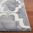 thumbnail image 4 of Safavieh Dip Dye Talbot Distressed Wool Area Rug, Gray/Ivory, 3' x 5', 4 of 12