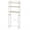 White, variant on Dapmiu Heavy-Duty Over Washer & Dryer Storage Shelf | Multi-Tier Carbon Steel Organizer with Hanging Rod for Laundry & Kitchen (White)