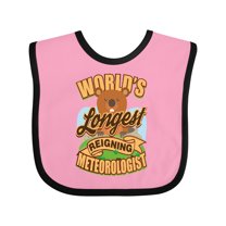 Inktastic Groundhog Day Meterologist Weather Boys or Girls Baby Bib