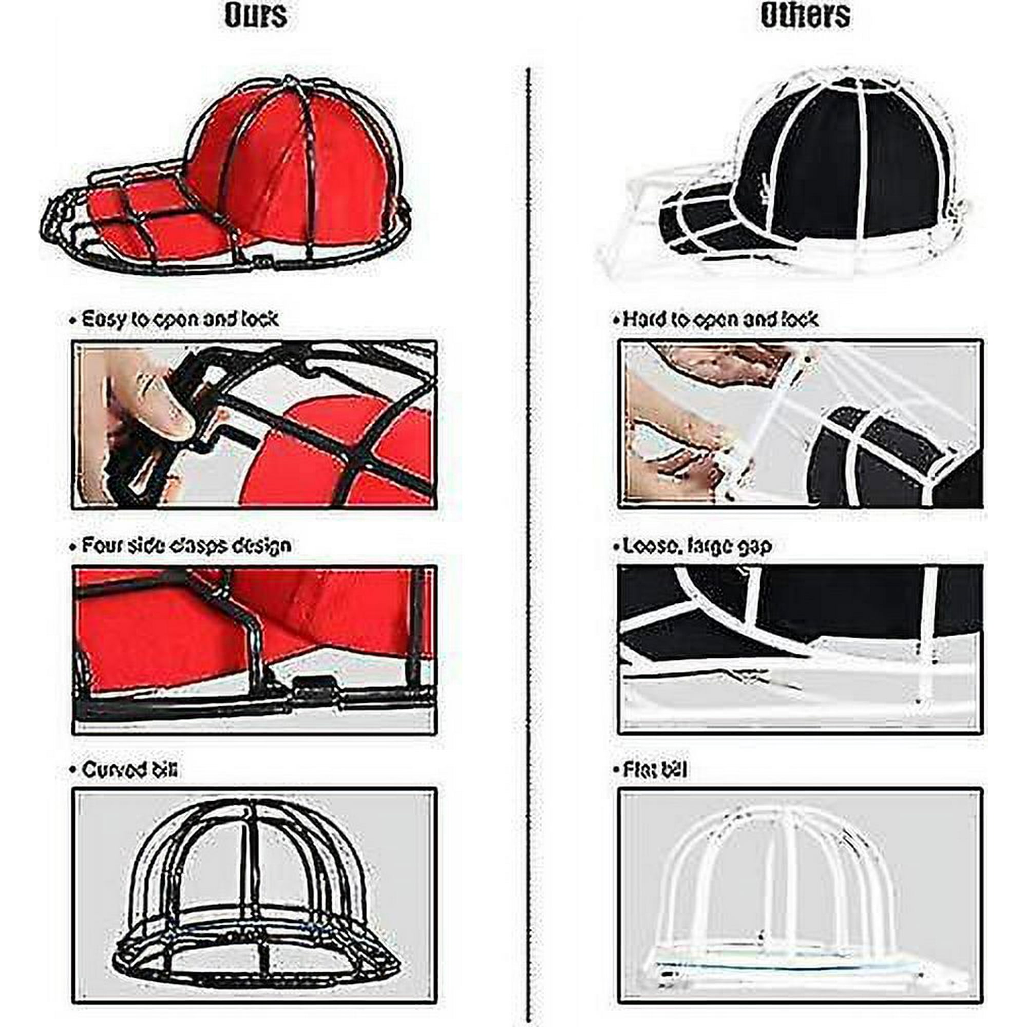 Hat Washer Baseball Cap Washers Baseball Hat Cleaner Cleaning Protector Ball Cap Walmart