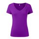 thumbnail image 4 of Camiseta de verano para mujer tallas grandes - Color liso, manga corta, tejido de seda de leche, detalle de lazo dulce (tallas M-XXXL), 4 of 5