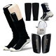 thumbnail image 2 of Set Espinilleras.  Bloosom Calcetines Antideslizantes, Fútbol Adulto, Negro, 2 of 4