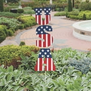 Usa Vertical Yard Stake - Home Decor - 1 Piece