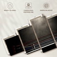 thumbnail image 6 of Elephant Stock Dark Boxing Ring Wall Art - Horizontal Multi Panel Canvas - 5 Pieceliving Room Wall Decor - Photography Sports Multi Panel - Black And Gray Decor - 80" x 36", 6 of 8