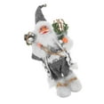 thumbnail image 6 of CTIRCHIU Dark Grey Christmas Doll Ornament Set for Holiday Parties and Mall Decorations, Standing Festive Figurines, 6 of 8