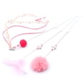 thumbnail image 1 of 3PCS Cat Wands Cute Fashion Ribbon Bell Kitten Teasers Kitten Wands Cat Teasers, 1 of 10
