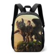 thumbnail image 1 of How to Train Your Dragon Children's Backpack School Bag Multipurpose Daypack Backpack Satchel Oxford Cloth Adjustable Rucksack, 1 of 3