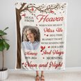 thumbnail image 4 of Custom Photo Memorial A Hug From Heaven - Personalized Photo Blanket -, 4 of 10