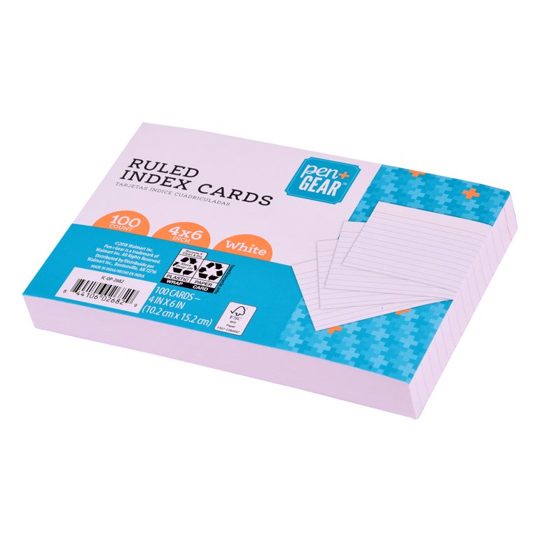 Ruled Note Cards 4x6 or 3x5 or 5x8, Hobbies & Toys, Stationery & Craft,  Stationery & School Supplies on Carousell