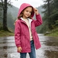 thumbnail image 6 of Stamzod Waterproof Rain Jacket Girls Fashion Lightweight Outdoor Raincoat with Pockets Clothes for Girls 10-12, 6 of 9