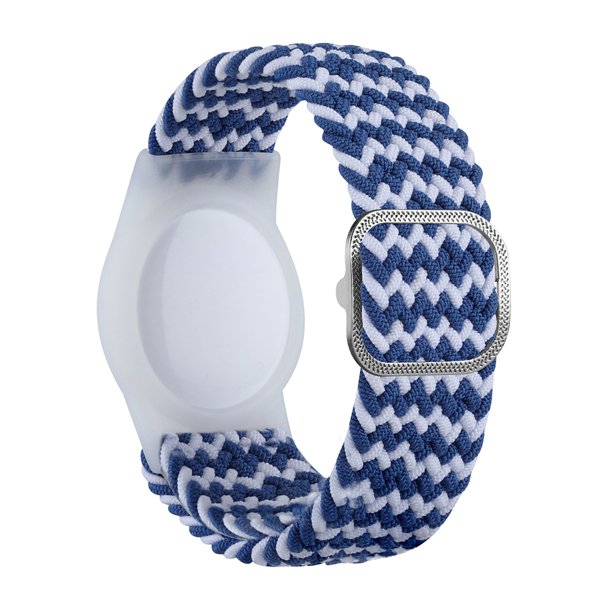 Pulsera Correa de muñeca de nailon elástica ajustable Funda protectora de TPU para Airtag