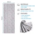 thumbnail image 2 of Black Cartoon Unicorn Flower Pattern Hot Yoga Mat Towel Non Slip for Hot Yoga - Quick-Drying Yoga Mat Cover with 4 Corner Pockets with Travel Bag - Hot Yoga Towel Non Slip 70"x26", 2 of 6