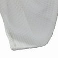 thumbnail image 4 of Nyx Twin Size Ultra Soft Cotton Thermal Blanket, Textured Feel, White - Saltoro Sherpi, 4 of 5
