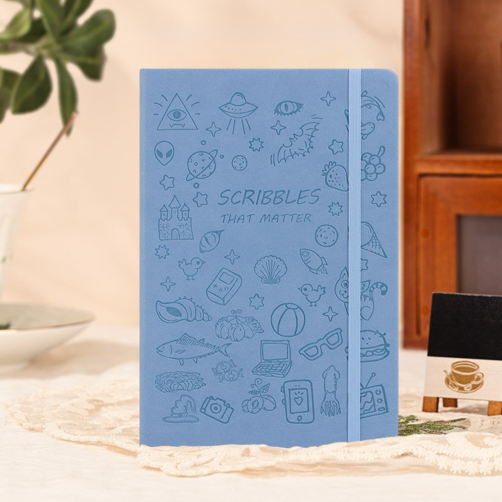 HBBKVI Notebook, Softcover Notebook Cute Cartoons A5 Stamped Book Exquisite Diary Tape Business Notepad