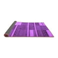 thumbnail image 2 of Ahgly Company Indoor Square Abstract Purple Contemporary Area Rugs, 3' Square, 2 of 4