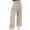 Z28 Khaki, variant on Mifsaly Girls Wide Leg Track Pants Kids Drawstring Elastic Wasit Baggy Joggers Relaxed Fit Summer Hip Hop Dance Clothes with Pockets