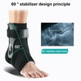 thumbnail image 5 of Toudaret Ankle Sleeve Ankle Support Brace Breathable Pain Relief Secure Fit Open Heel Design Sports Accessory, 5 of 8