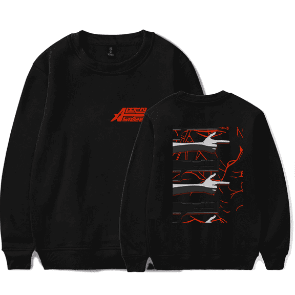 Alien Stage Merch Sweatshirt ALNST Top Rank Crewneck Long Sleeves Hooded Unisex Men Women Streetwear